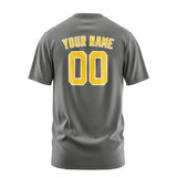 Custom Dark Grey Gold T-Shirt