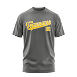 Custom Dark Grey Gold T-Shirt