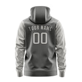 Custom Dark Grey Gray Hoodie 2020040420B31704