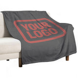 Custom Dark Gray Copper Rose Blanket
