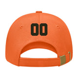 Custom Orange White Hat 20B21702