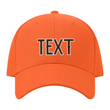 Custom Orange Black Hat 20B21801