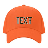 Custom Orange White Hat