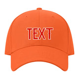 Custom Orange Lavender Gray Hat