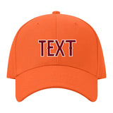 Custom Orange Khaki Hat