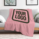 Custom Pink Dark Olive Blanket