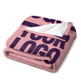 Custom Pink Purple Blanket