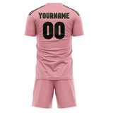 Custom Light Pink Olive Soccer Set