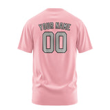 Custom Light Pink Gray T-Shirt