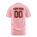 Custom Light Pink Coral Red T-Shirt