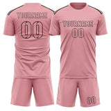 Custom Light Pink Light Pink Soccer Set