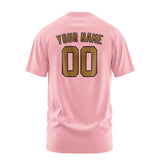 Custom Light Pink Khaki T-Shirt
