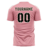 Custom Light Pink Olive Soccer Jersey