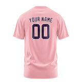 Custom Light Pink Purple T-Shirt