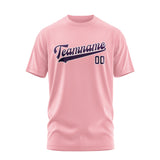 Custom Light Pink Purple T-Shirt