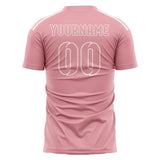 Custom Light Pink Light Pink Soccer Jersey