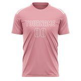 Custom Light Pink Light Pink Soccer Jersey