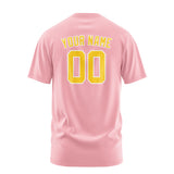 Custom Light Pink Gold T-Shirt