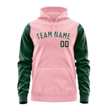 Custom Light Pink Green Hoodie 2121050521B31805