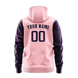 Custom Light Pink Purple Hoodie 2121070721B31807