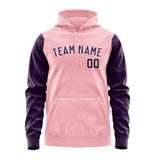 Custom Light Pink Purple Hoodie 2121070721B31807