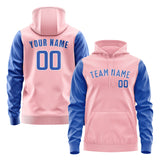 Custom Light Pink Sky Blue Hoodie 2121090921B31809