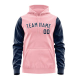 Custom Light Pink Blue Hoodie 2121101021B31810