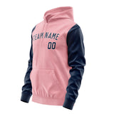 Custom Light Pink Blue Hoodie 2121101021B31810