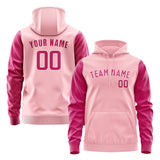 Custom Light Pink Pink Hoodie