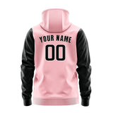 Custom Light Pink Black Hoodie 2121171721B31817