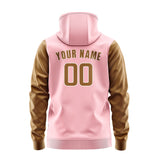 Custom Light Pink Khaki Hoodie 2121222221B31822