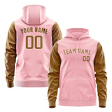 Custom Light Pink Khaki Hoodie