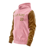 Custom Light Pink Khaki Hoodie 2121222221B31822