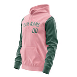 Custom Light Pink Blue Green Hoodie 2121272721B31827