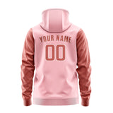 Custom Light Pink Copper Rose Hoodie 2121292921B31829