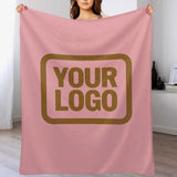Custom Pink Khaki Blanket
