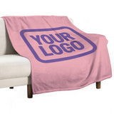 Custom Pink Lavender Blanket