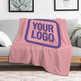 Custom Pink Lavender Blanket