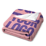 Custom Pink Lavender Blanket