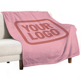 Custom Pink Copper Rose Blanket