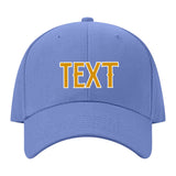 Custom Light Emerald Green Sky Blue Hat