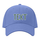 Custom Light Emerald Green Slate Gray Hat
