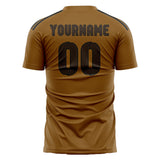 Custom Khaki Brown Soccer Jersey