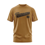 Custom Khaki Brown T-Shirt