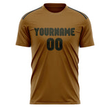 Custom Khaki Olive Soccer Jersey