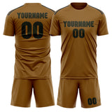 Custom Khaki Olive Soccer Set