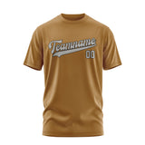 Custom Khaki Gray T-Shirt