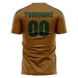 Custom Khaki Green Soccer Jersey