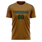 Custom Khaki Green Soccer Jersey