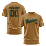 Custom Khaki Green T-Shirt